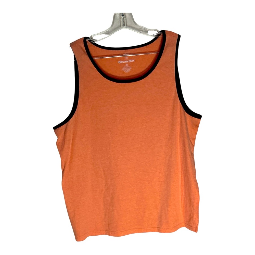 Urban Pipeline Men's Heather Peach Ultimate Tank with Black Piping Trim PreLoved